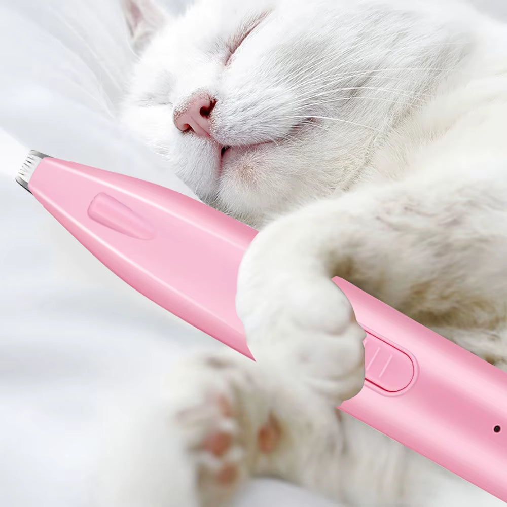 Professional Electric Dog Hair Trimmer for Grooming Pets – Versatile Cutter for Feet, Ears, and Sensitive Areas