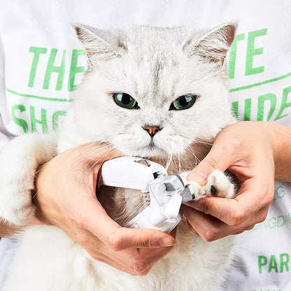 Professional Pet Nail Clipper with LED Light - Scissors for Dogs and Cats